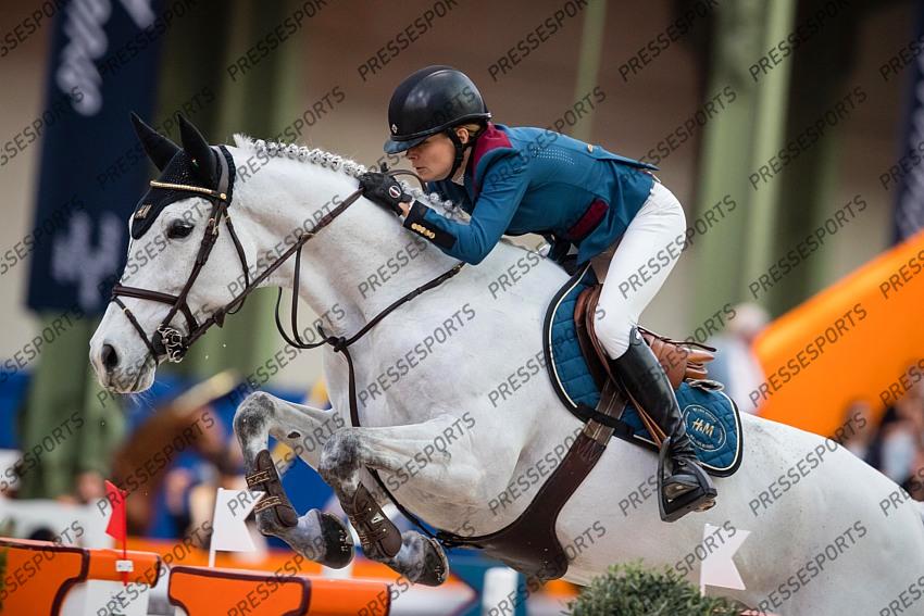 Photographie Eric KNOLL. Saut Hermes 2019. Jumping CSI 5. Malin BARYARD JOHNSSON (SWE). H&M SECOND CHANCE 