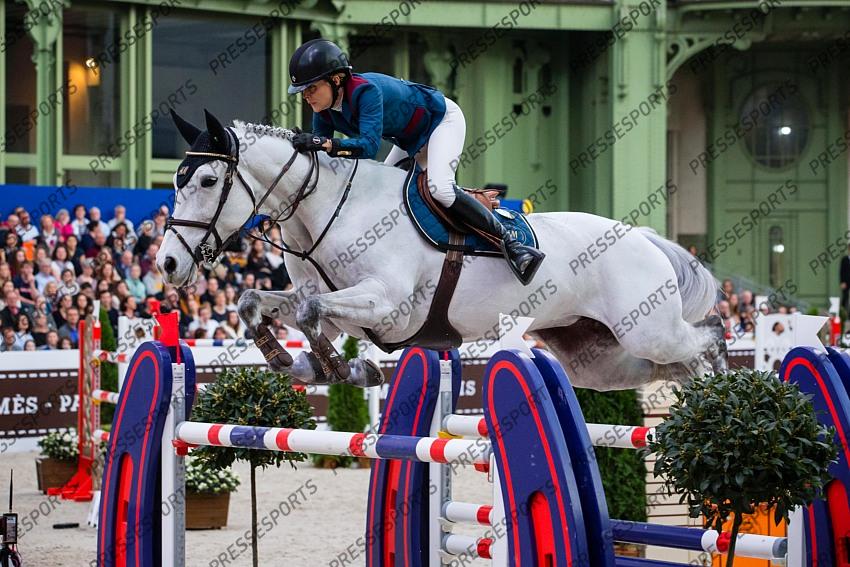 Photographie Eric KNOLL. Saut Hermes 2019. Jumping CSI 5. Malin BARYARD JOHNSSON (SWE). H&M SECOND CHANCE 