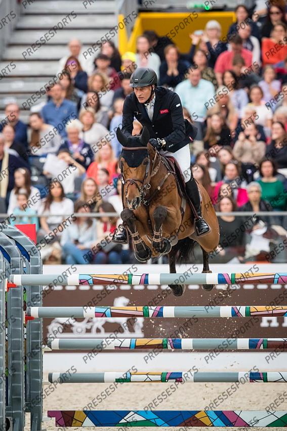 Photographie Eric KNOLL. Saut Hermes 2019. Jumping CSI 5. Marc HOUTZAGER (NED). STERREHOF'S CALIMERO 