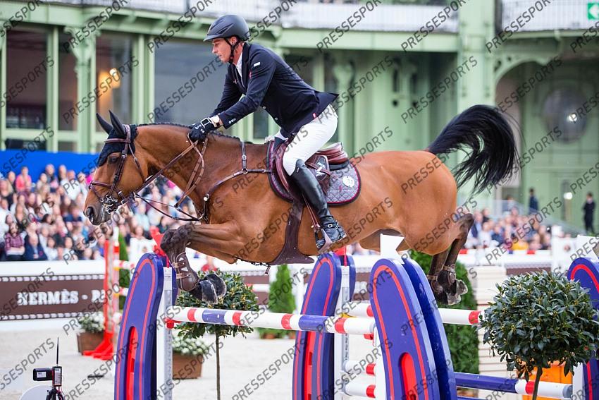 Photographie Eric KNOLL. Saut Hermes 2019. Jumping CSI 5. Marc HOUTZAGER (NED). STERREHOF'S CALIMERO 
