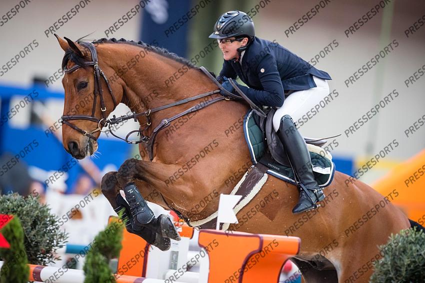 Photographie Eric KNOLL. Saut Hermes 2019. Jumping CSI 5. Lisa WILLIAMS (RSA). CAMPBELL 