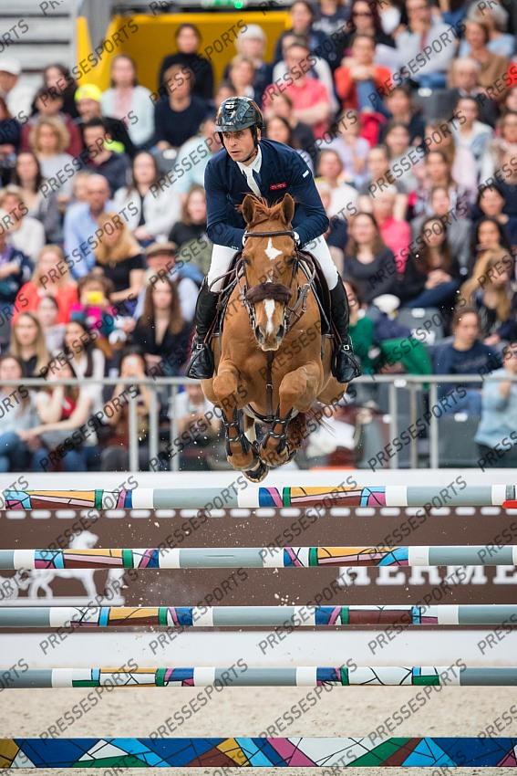 Photographie Eric KNOLL. Saut Hermes 2019. Jumping CSI 5. Julien EPAILLARD (FRA). USUAL SUSPECT D'AUGE 
