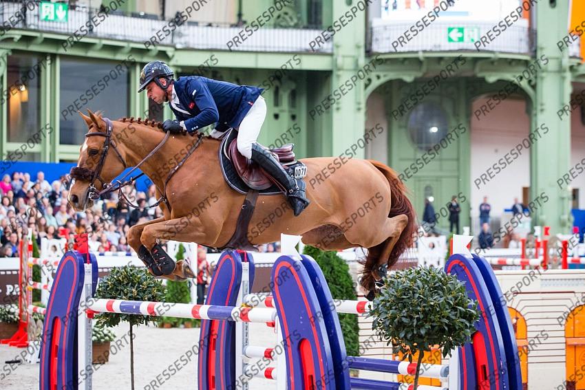 Photographie Eric KNOLL. Saut Hermes 2019. Jumping CSI 5. Julien EPAILLARD (FRA). USUAL SUSPECT D'AUGE 