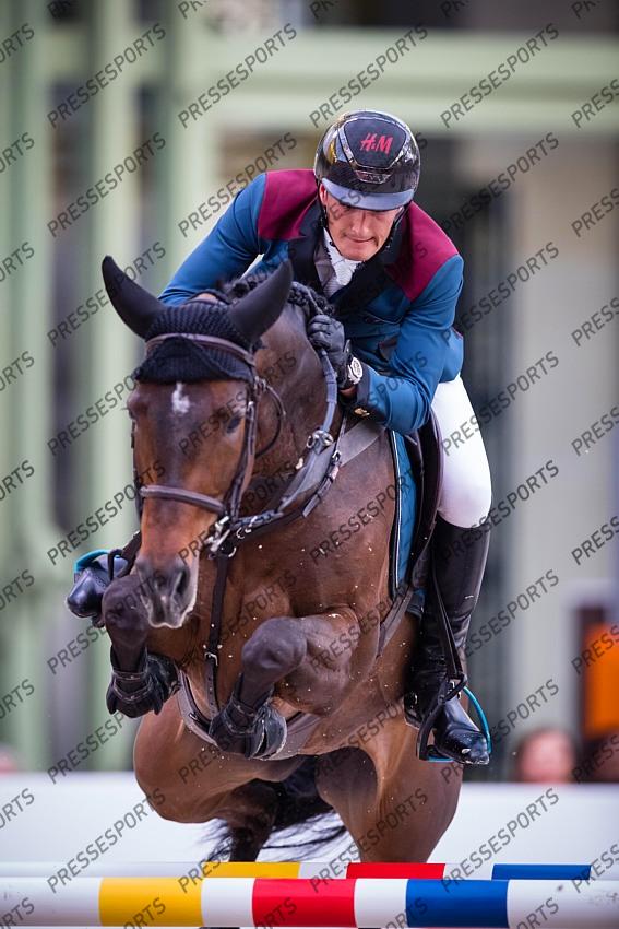 Photographie Eric KNOLL. Saut Hermes 2019. Jumping CSI 5. Olivier PHILIPPAERTS (BEL). CATALEYA 3 