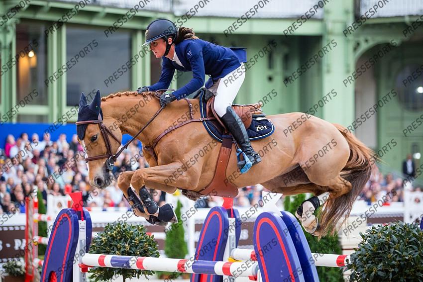 Photographie Eric KNOLL. Saut Hermes 2019. Jumping CSI 5. Felicie BERTRAND (FRA). SULTANE DES IBIS 