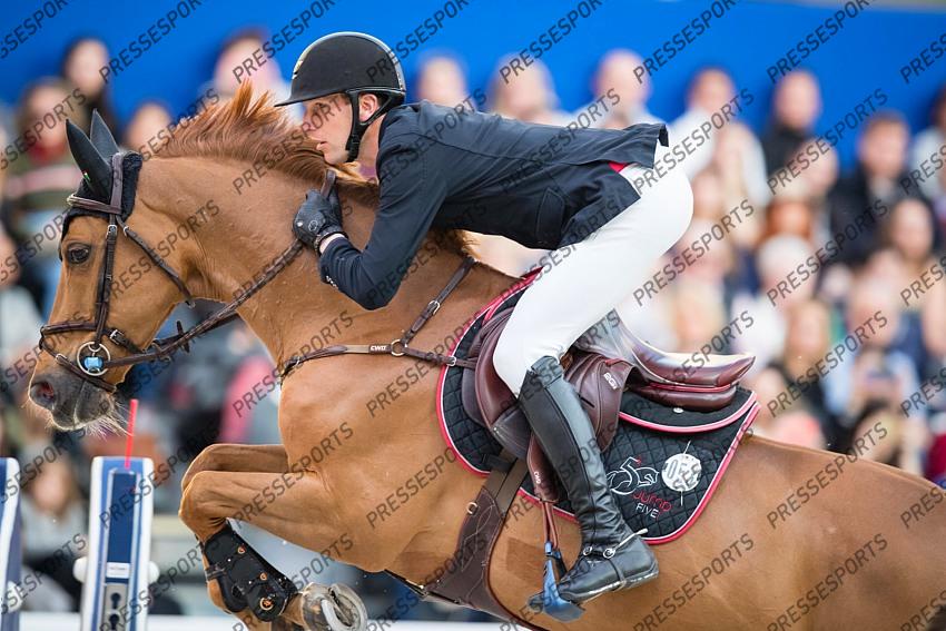 Photographie Eric KNOLL. Saut Hermes 2019. Jumping CSI 5. Kevin STAUT (FRA). AYADE DE SEPTON HDC 