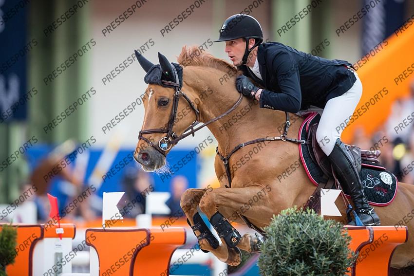 Photographie Eric KNOLL. Saut Hermes 2019. Jumping CSI 5. Kevin STAUT (FRA). AYADE DE SEPTON HDC 