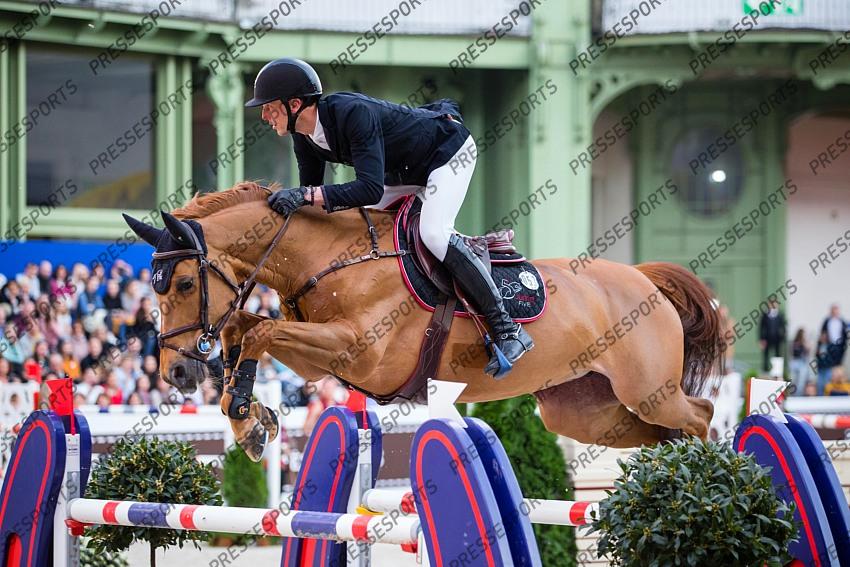 Photographie Eric KNOLL. Saut Hermes 2019. Jumping CSI 5. Kevin STAUT (FRA). AYADE DE SEPTON HDC 