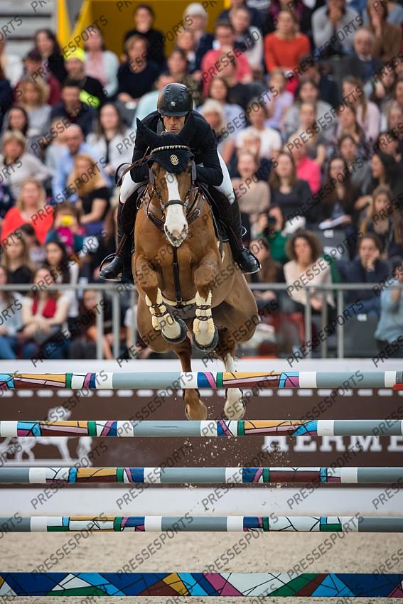 Photographie Eric KNOLL. Saut Hermes 2019. Jumping CSI 5. Eduardo ALVAREZ AZNAR (ESP). SERINGAT 