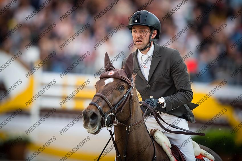 Photographie Eric KNOLL. Saut Hermes 2019. Jumping CSI 5. Simon DELESTRE (FRA). HERMES RYAN 