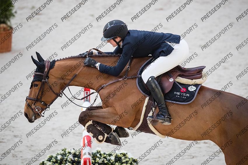 Photographie Eric KNOLL. Saut Hermes 2019. Jumping CSI 5. Erica SWARTZ (SWE). JOVITA 