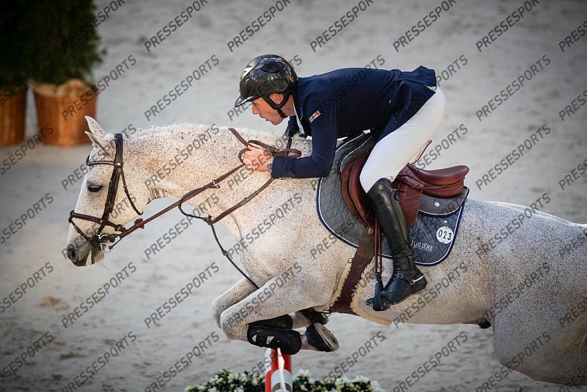 Photographie Eric KNOLL. Saut Hermes 2019. Jumping CSI 5. Mark MCAULEY (IRL). MIEBELLO 
