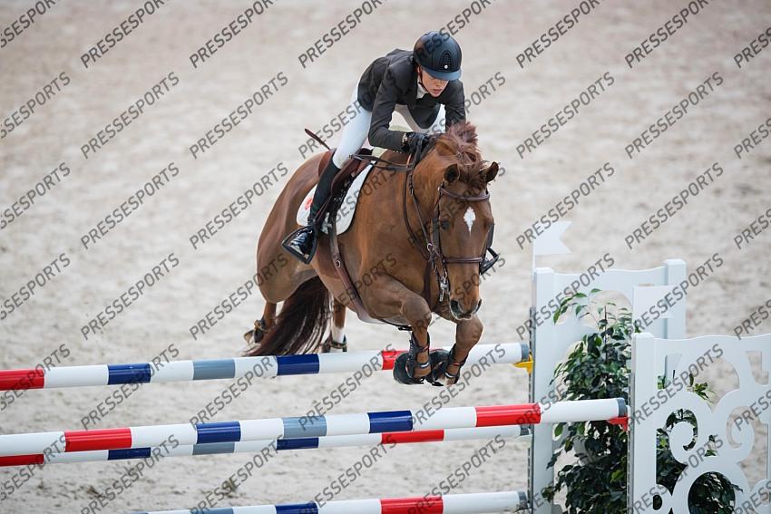 Photographie Eric KNOLL. Saut Hermes 2019. Jumping CSI 5. Alexandra PAILLOT (FRA). POLIAS DE BLONDEL 