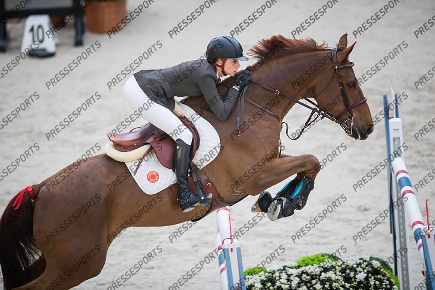 Photographie Eric KNOLL. Saut Hermes 2019. Jumping CSI 5. Alexandra PAILLOT (FRA). POLIAS DE BLONDEL 