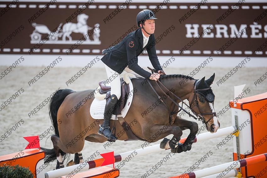 Photographie Eric KNOLL. Saut Hermes 2019. Jumping CSI 5. Scott BRASH (GBR). HELLO SHELBY 