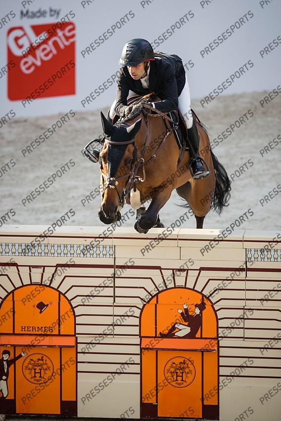 Photographie Eric KNOLL. Saut Hermes 2019. Jumping CSI 5. Abdel SAID (EGY). JUMPY VAN DE HERMITAGE 