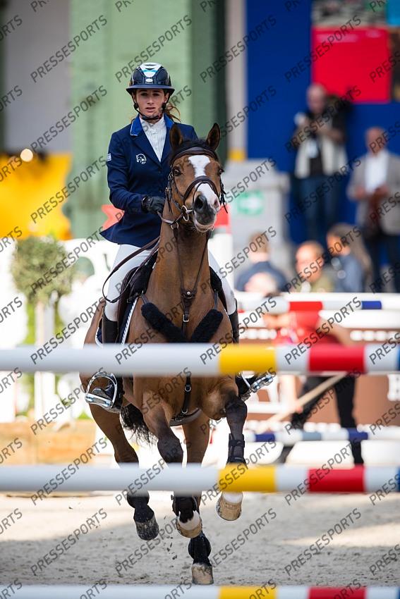 Photographie Eric KNOLL. Saut Hermes 2019. Jumping CSI 5. Tressy MUHR (ISR). JIMCY DU LYS 