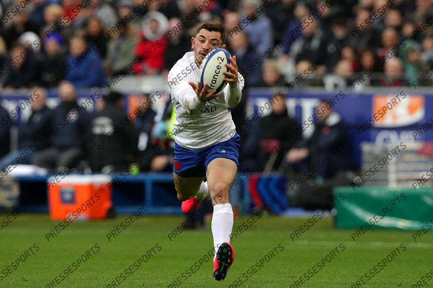 2020 Guinness Six Nations Championship Round 2, Stade de France, Paris, France 9/2/2020 France vs Italy France's Anthony Bouthier Mandatory Credit ©INPHO/Giuseppe Fama 