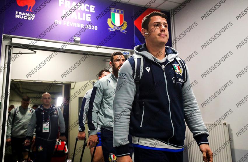 2020 Guinness Six Nations Championship Round 2, Stade de France, Paris, France 9/2/2020 France vs Italy Italy's Carlo Canna arrives Mandatory Credit ©INPHO/Billy Stickland 