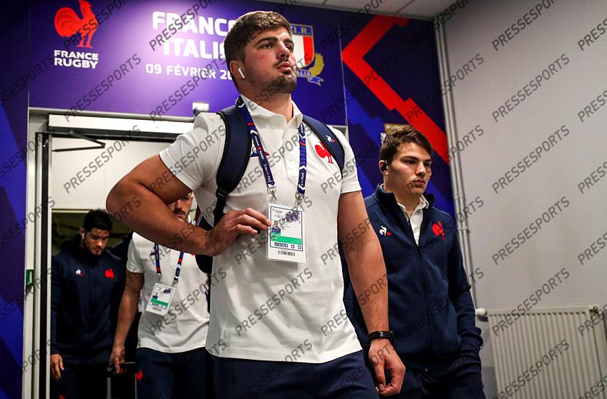 2020 Guinness Six Nations Championship Round 2, Stade de France, Paris, France 9/2/2020 France vs Italy France's Grégory Alldritt arrives Mandatory Credit ©INPHO/Billy Stickland 