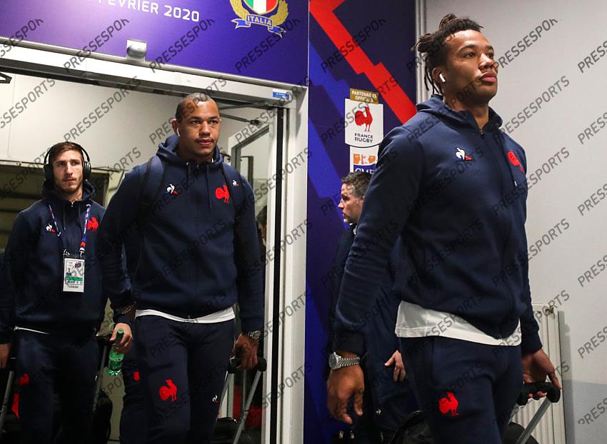 2020 Guinness Six Nations Championship Round 2, Stade de France, Paris, France 9/2/2020 France vs Italy France's Teddy Thomas arrives Mandatory Credit ©INPHO/Billy Stickland 