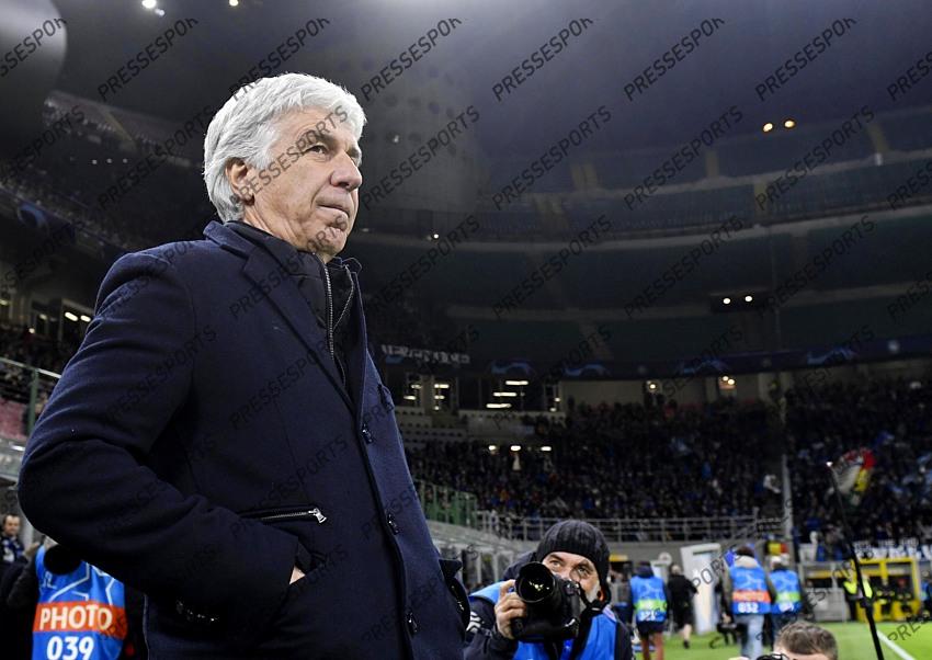 Foto IPP/Paolo Bona MIlano 19/02/2020 UEFA Champions League di calcio 2019/2020 ottavi gara di andata Atalanta-Valencia nela foto gian piero gasperini, allenatore dell'atalanta Italy Photo Press Worldwide Copyright 