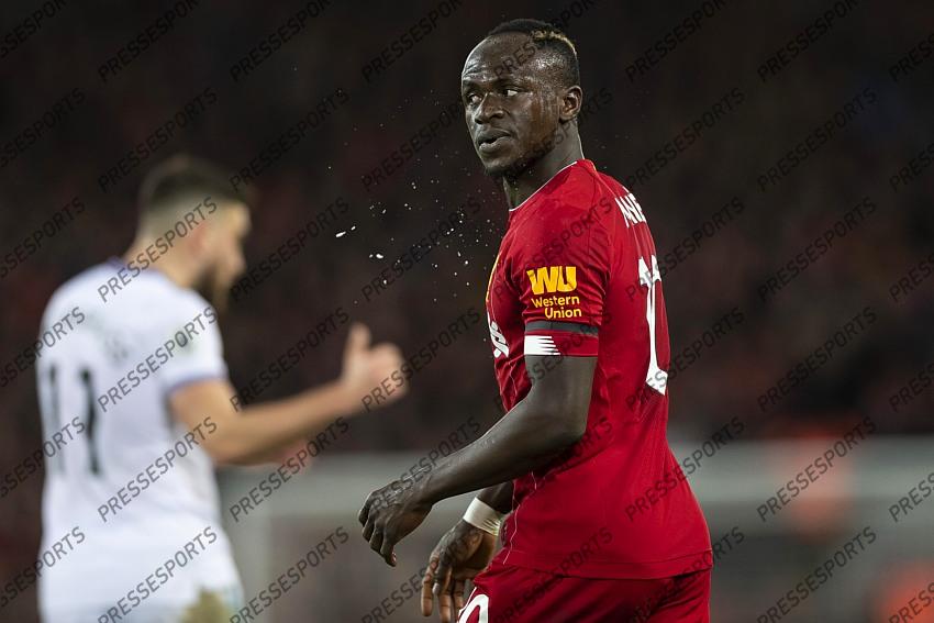 24 February 2020, Liverpool - Premier League Football - Liverpool v West Ham United. Sadio Mane of Liverpool (photo by Daniel Chesterton) 