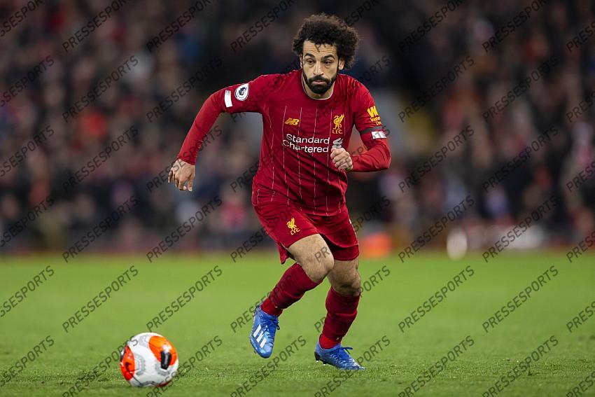 24 February 2020, Liverpool - Premier League Football - Liverpool v West Ham United. Mohamed Salah of Liverpool (photo by Daniel Chesterton) 