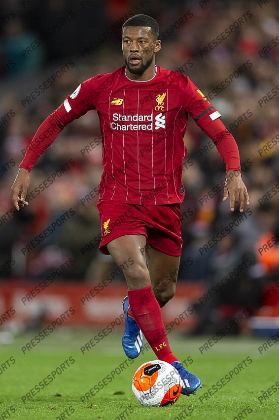 24 February 2020, Liverpool - Premier League Football - Liverpool v West Ham United. Georginio Wijnaldum of Liverpool (photo by Daniel Chesterton) 