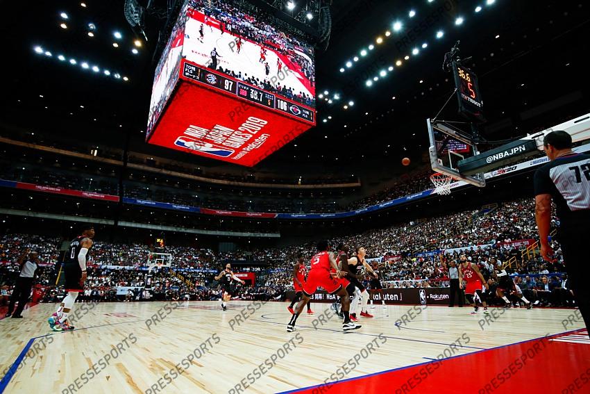 Presse sports : Report 'BASKET NBA JAPAN GAMES 2019 TORONTO
