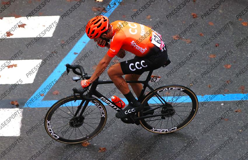 foto IPP/pentaphoto/alessandro Trovati. Asti 23/10/2020 ciclismo Giro d‚Äôitalia 2020 , 19¬∞ tappa Abbiategrasso - Asti 140 km nella foto : il vincitore della tappa Josef Cerny 