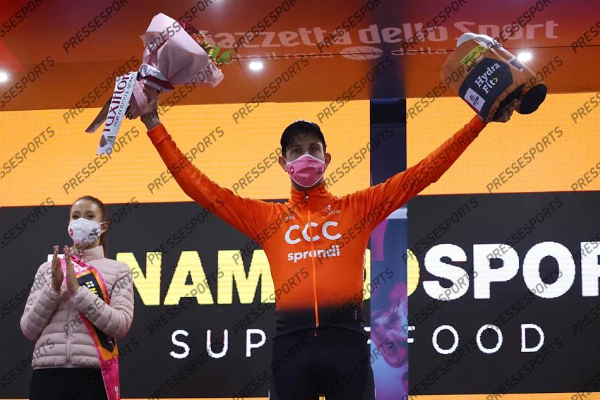 23 October 2020 103rd Giro d’Italia Stage 19 : Morbegno - Asti 1st : CERNY Josef (CZE) CCC Photo : Yuzuru SUNADA 