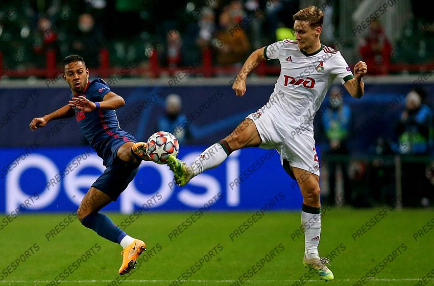 MOSCOW, RUSSIA - NOVEMBER 3, 2020: UEFA Champions League soccer match Group A Round 3 football match at RZD Arena. Lodi POOL / Atletico Madrid / Cordon Press For editorial use only Cordon Press 