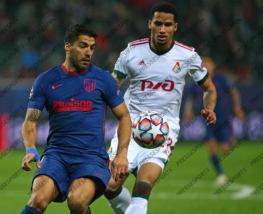 MOSCOW, RUSSIA - NOVEMBER 3, 2020: UEFA Champions League soccer match Group A Round 3 football match at RZD Arena. Luis Suarez POOL / Atletico Madrid / Cordon Press For editorial use only Cordon Press 