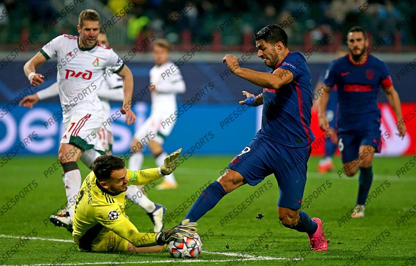 MOSCOW, RUSSIA - NOVEMBER 3, 2020: UEFA Champions League soccer match Group A Round 3 football match at RZD Arena. Luis Suarez POOL / Atletico Madrid / Cordon Press For editorial use only Cordon Press 