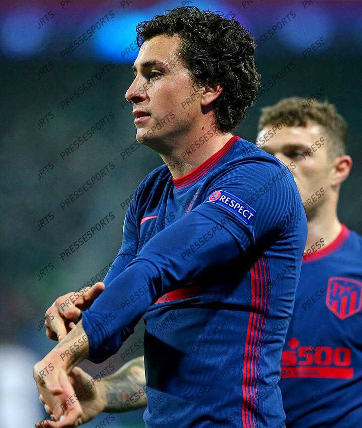 MOSCOW, RUSSIA - NOVEMBER 3, 2020: UEFA Champions League soccer match Group A Round 3 football match at RZD Arena. Gimenez POOL / Atletico Madrid / Cordon Press For editorial use only Cordon Press 