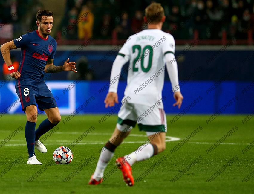 MOSCOW, RUSSIA - NOVEMBER 3, 2020: UEFA Champions League soccer match Group A Round 3 football match at RZD Arena. Saul POOL / Atletico Madrid / Cordon Press For editorial use only Cordon Press 