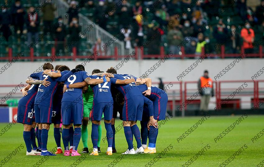 MOSCOW, RUSSIA - NOVEMBER 3, 2020: UEFA Champions League soccer match Group A Round 3 football match at RZD Arena. Atletico Madrid players POOL / Atletico Madrid / Cordon Press For editorial use only Cordon Press 