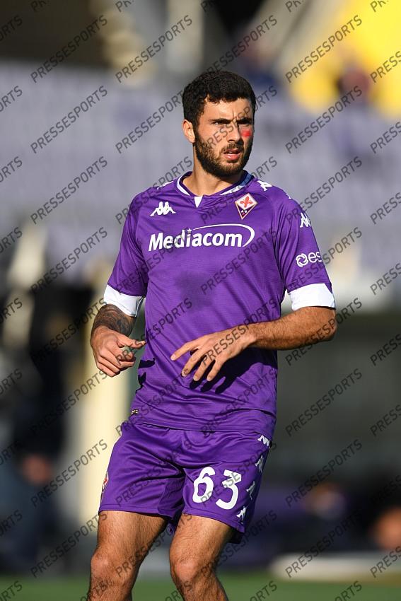 Patrick Cutrone (Fiorentina) during the Italian "Serie A" match between Fiorentina 0-1 Benevento at Artemio Franchi Stadium on November 22, 2020 in Florence, Italy. (Photo by Maurizio Borsari/AFLO) 