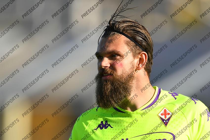 Bartlomiej Dragowski (Fiorentina) during the Italian "Serie A" match between Fiorentina 0-1 Benevento at Artemio Franchi Stadium on November 22, 2020 in Florence, Italy. (Photo by Maurizio Borsari/AFLO) 