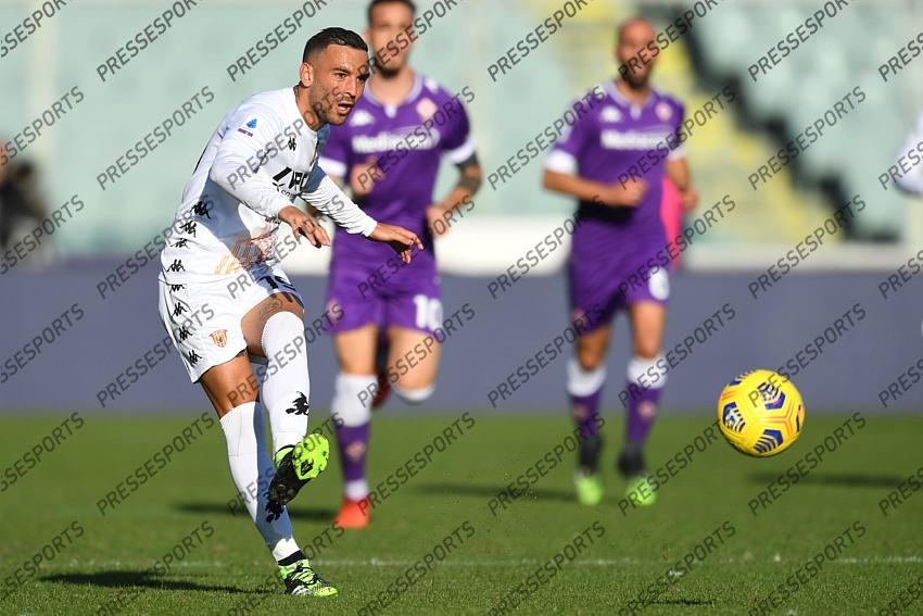 Roberto Insigne (Benevento) during the Italian "Serie A" match between Fiorentina 0-1 Benevento at Artemio Franchi Stadium on November 22, 2020 in Florence, Italy. (Photo by Maurizio Borsari/AFLO) 