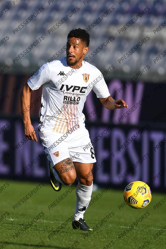 Andres Tello (Benevento) during the Italian "Serie A" match between Fiorentina 0-1 Benevento at Artemio Franchi Stadium on November 22, 2020 in Florence, Italy. (Photo by Maurizio Borsari/AFLO) 
