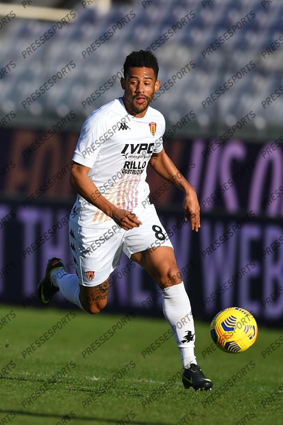 Andres Tello (Benevento) during the Italian "Serie A" match between Fiorentina 0-1 Benevento at Artemio Franchi Stadium on November 22, 2020 in Florence, Italy. (Photo by Maurizio Borsari/AFLO) 