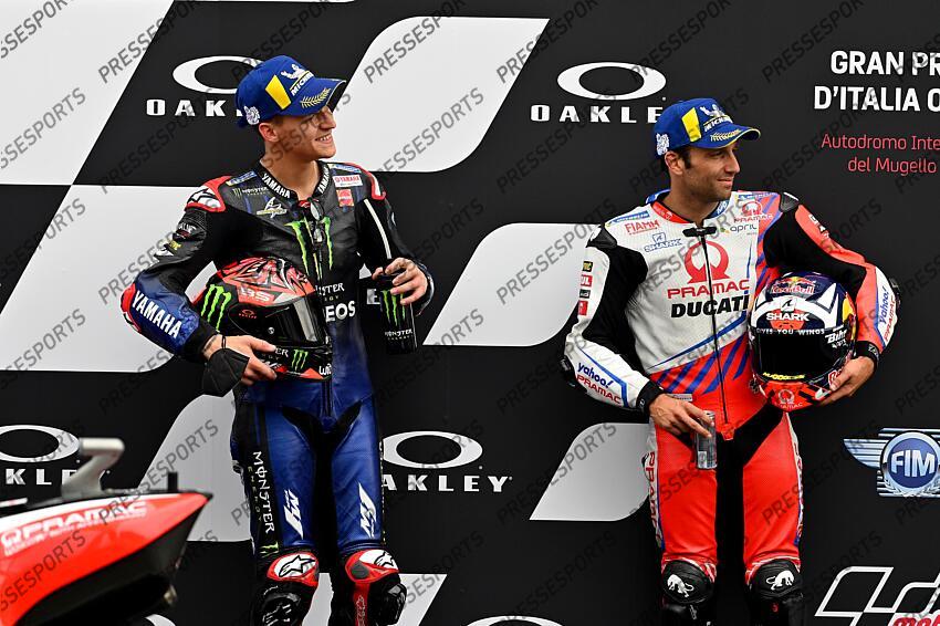 FABIO QUARTARARO FRA / JOHANN ZARCO FRA QP MotoGP GP Italy 2021 (Circuit Mugello) 28-30.05.2021 photo: Lukasz Swiderek www.photoPSP.com @photopsp_lukasz_swiderek GRAND PRIX D'ITALIE 