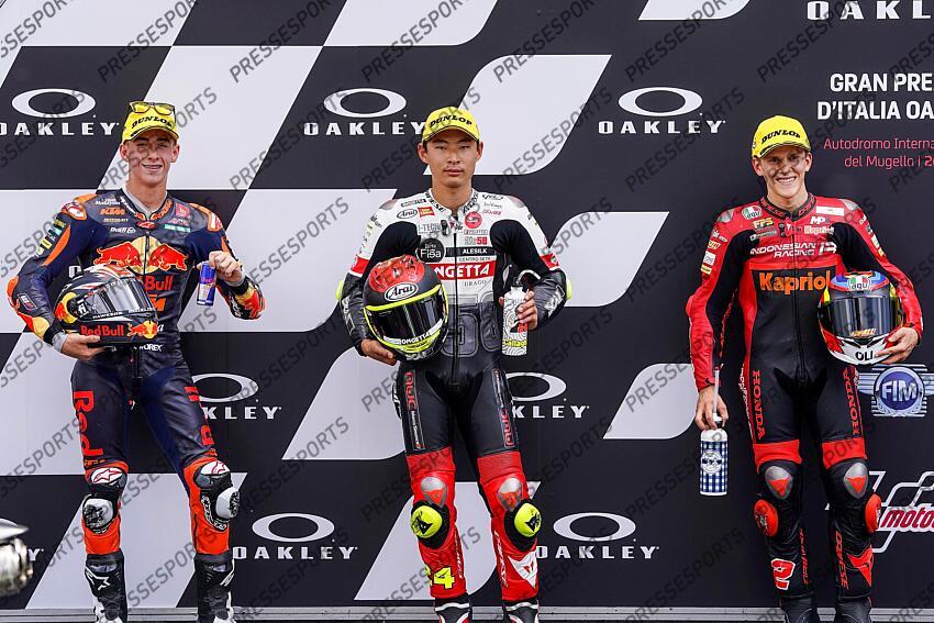 PEDRO ACOSTA SPA / TATSUKI SUZUKI JPN / GABRIEL RODRIGO ARG QP Moto3 GP Italy 2021 (Circuit Mugello) 28-30.05.2021 photo: Lukasz Swiderek www.photoPSP.com @photopsp_lukasz_swiderek GRAND PRIX D'ITALIE 