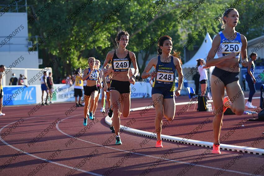 tomayo (laura) - (esp) - 249 hammami (sana) - (fra) - 248 800 M FEMMES 