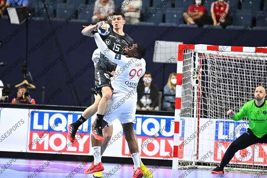 minne (aymeric) nahi (dylan) NANTES-PSG HANDBALL (28-31) 