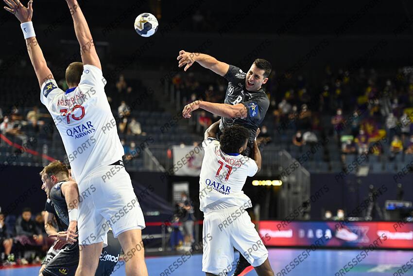 cavalcanti (alexandre) kounkoud (benoit) NANTES-PSG HANDBALL (28-31) 