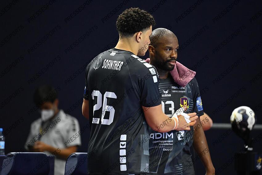 monar (theo) feliho (rock) NANTES-PSG HANDBALL (28-31) 