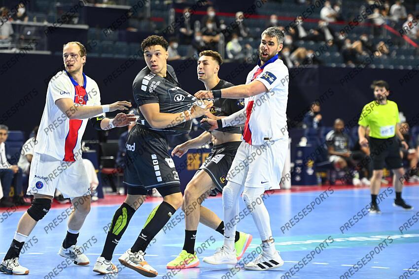 toft hansen (henrik) monar (theo) karabatic (luka) NANTES-PSG HANDBALL (28-31) 